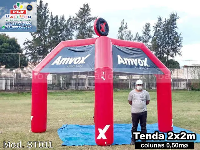 Tenda inflável promocional para Amvox